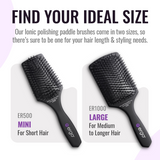 er1000 Ionic Polishing Paddle Hair Brush
