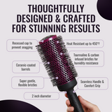 erg53 Super Gentle Round Hair Brush