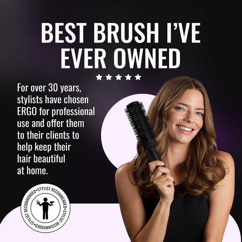 er25 Ionic Ceramic Round Hair Brush